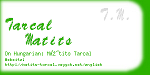tarcal matits business card
